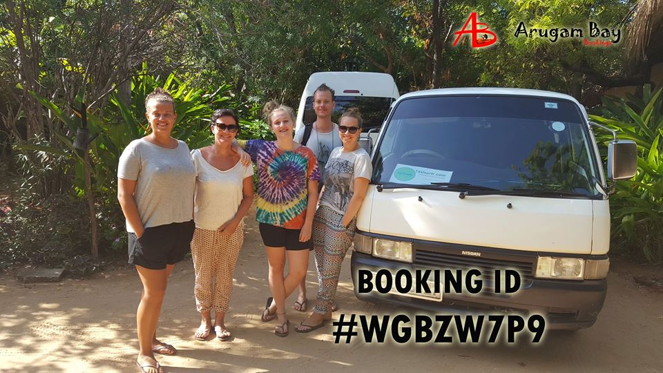 Tobias & his family is getting ready to go to GSH Colombo from Hideaway Resort, Arugam Bay